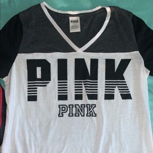 Medium PINK v-neck T-shirt